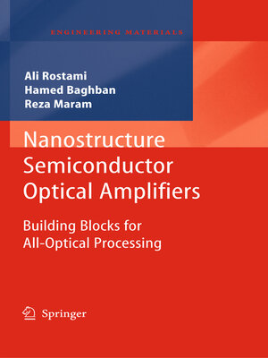 cover image of Nanostructure Semiconductor Optical Amplifiers